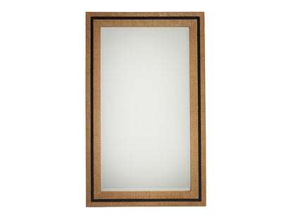 LA COSTA RECTANGULAR RAFFIA MIRROR