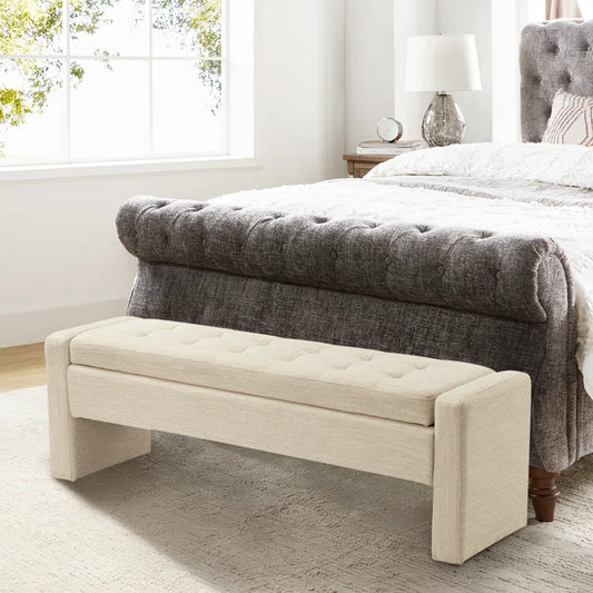 Anthonique Fabric Upholstered Storage Bench