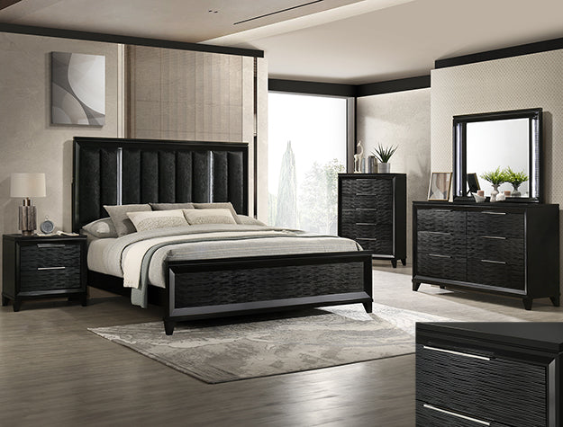 CRESSIDA BEDROOM GROUP BLACK