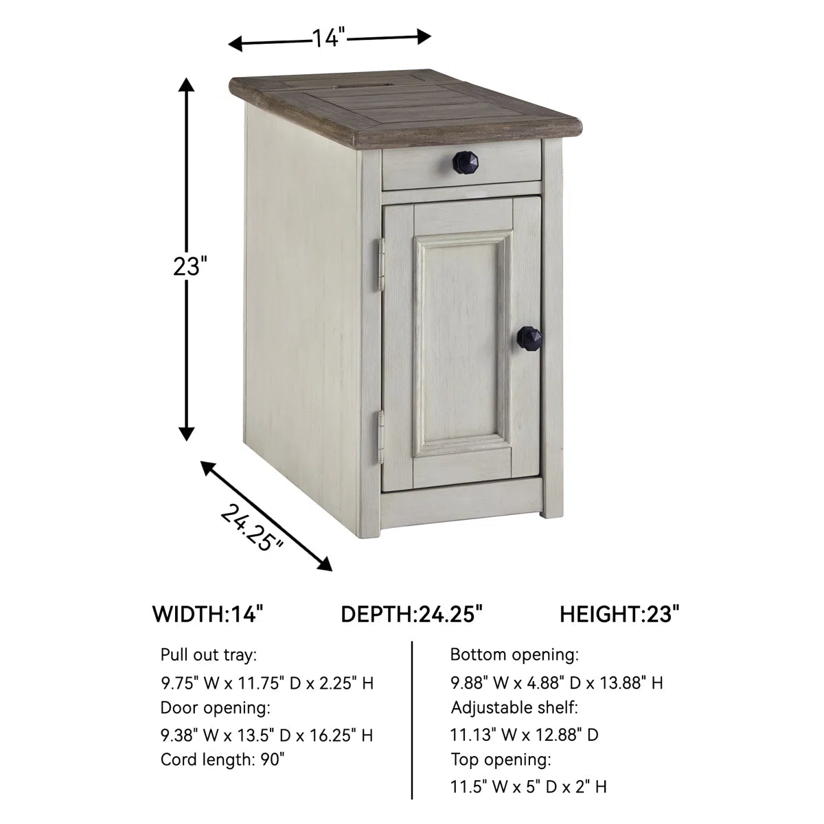 Chailey Lift Top Extendable Coffee Table and end table