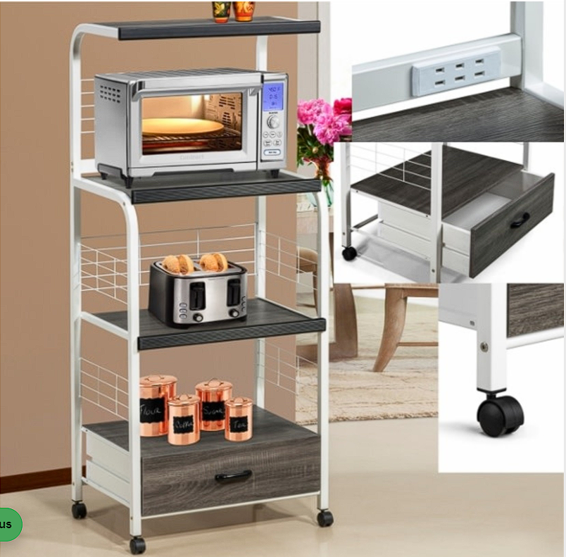 KITCHEN SHELF ON CASTERS