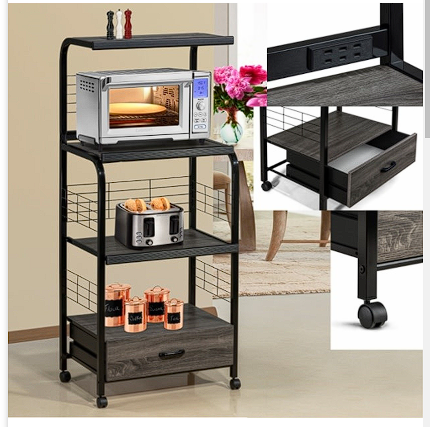 KITCHEN SHELF ON CASTERS