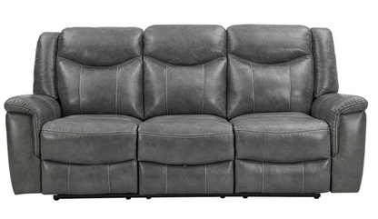 Conrad Upholstered Motion Sofa Cool Grey SOFA LOVE Seat