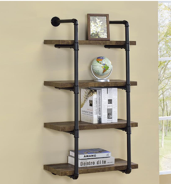 Rustic Oak Wall Shelf
