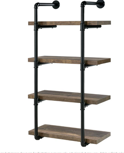 Rustic Oak Wall Shelf