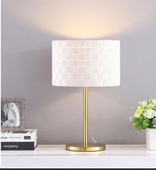 Ramiro Drum Shade Buffet Table Lamp Gold