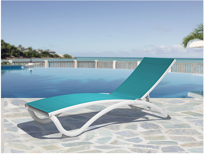 Arch Stackable Sling Chaise Lounger