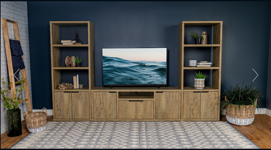 Tabby 3-Piece Entertainment Center With 60″ TV Stand Mango
