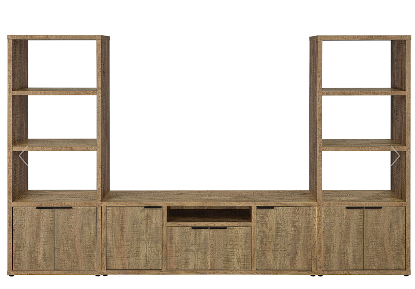 Tabby 3-Piece Entertainment Center With 60″ TV Stand Mango