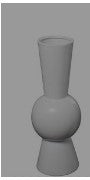 WHITE CERAMIC ABSTRACT FLUTED ROUND VASE
