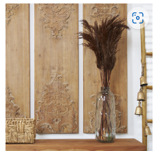 DRIED PLANT PAMPAS NATURAL FOLIAGE WITH LONG STEMS,