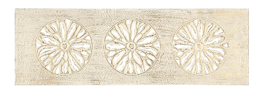 WOOD FLORAL HANDMADE INTRICATELY CARVED WALL DECOR,