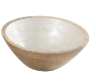 CREAM MANGO WOOD HANDMADE NESTING DECORATIVE BOWL,