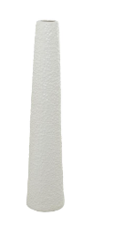 CERAMIC TALL VASE WITH BUBBLE TEXTURE, 8" X 8" X 39"