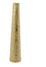 CERAMIC TALL VASE WITH BUBBLE TEXTURE, 8" X 8" X 39"