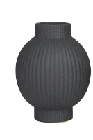 CERAMIC RIBBED VASE