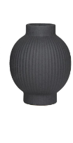 CERAMIC RIBBED VASE