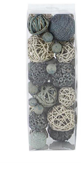 MULTI COLORED DRIED PLANT HANDMADE ORBS & VASE FILLER WITH VARYING DESIGNS