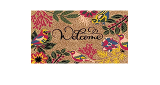 PVC NATURAL PRINTED MAT  24"X36"