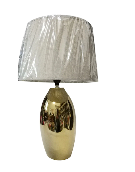 CERAMIC LAMP WITH SHADE