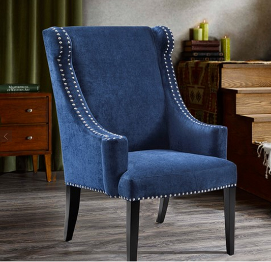 Marcel High Back Wing Chair