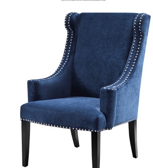 Marcel High Back Wing Chair