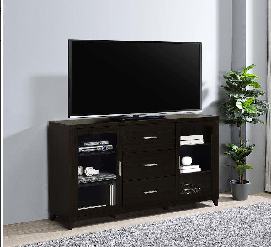 4-Piece Entertainment Center Cappuccino