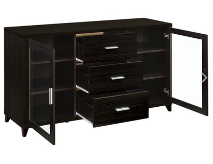 4-Piece Entertainment Center Cappuccino