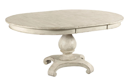 LLOYD PEDESTAL DINING TABLE COMPLETE