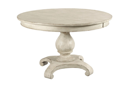 LLOYD PEDESTAL DINING TABLE COMPLETE