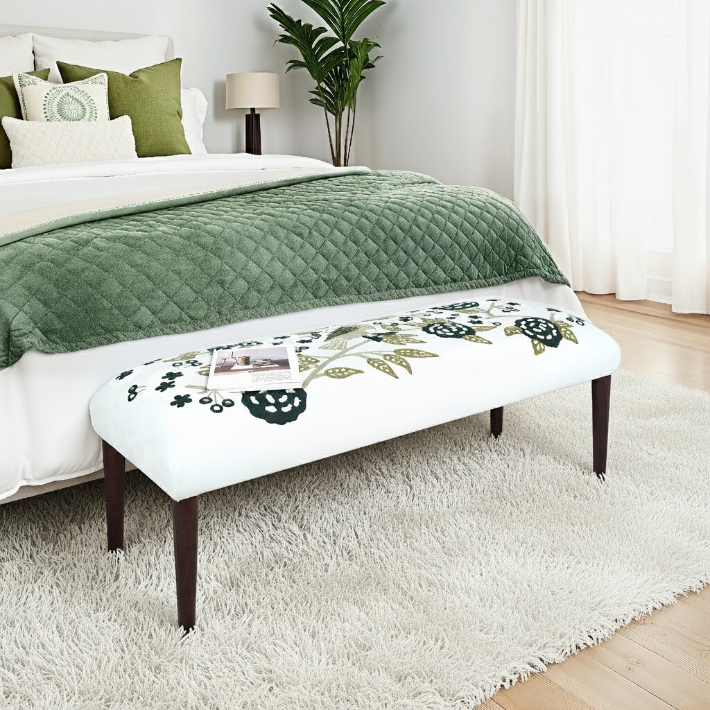 Green Verbena Chair and bench
