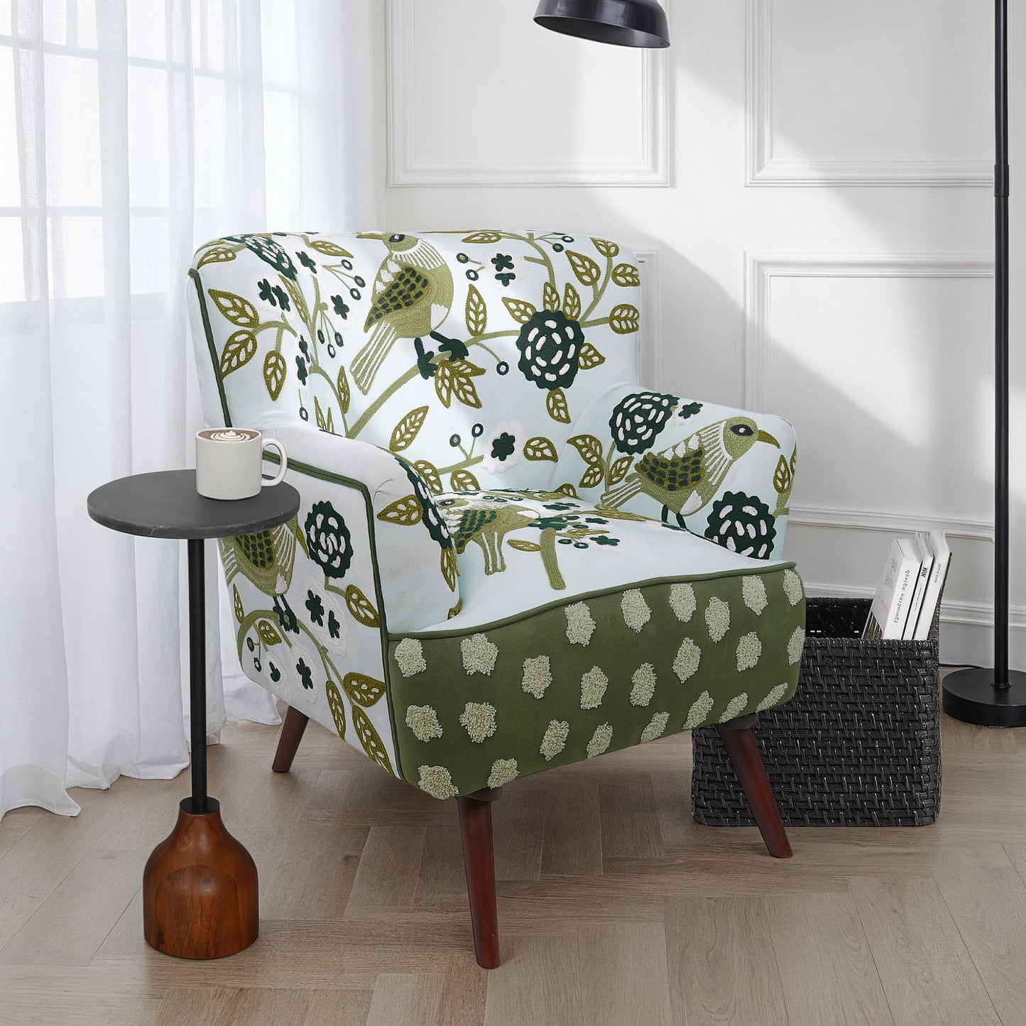 Green Verbena Chair and bench