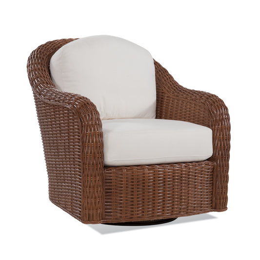 Camarone Rattan Swivel Chair