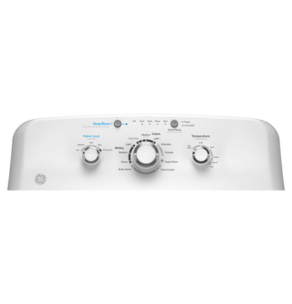 GE® 4.0 cu. ft. Capacity Washer with Stainless Steel Basket and Water Level Control
