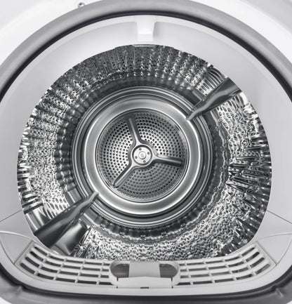 GE® 24" 4.3 Cu.Ft. Front Load Vented Electric Dryer with Stainless Steel Basket