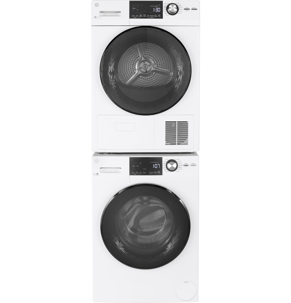 GE® 24" 4.1 Cu.Ft. Front Load Ventless Condenser Electric Dryer With Stainless Steel Basket