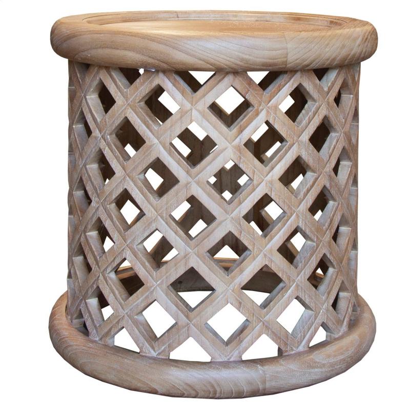Lamp Table, Available in Coastal Brown or Coastal Grey Finish.