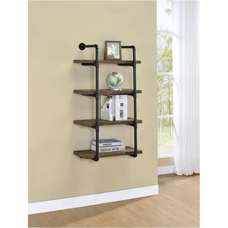Rustic Oak Wall Shelf
