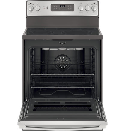 GE® 30" Free-Standing Electric Convection Range