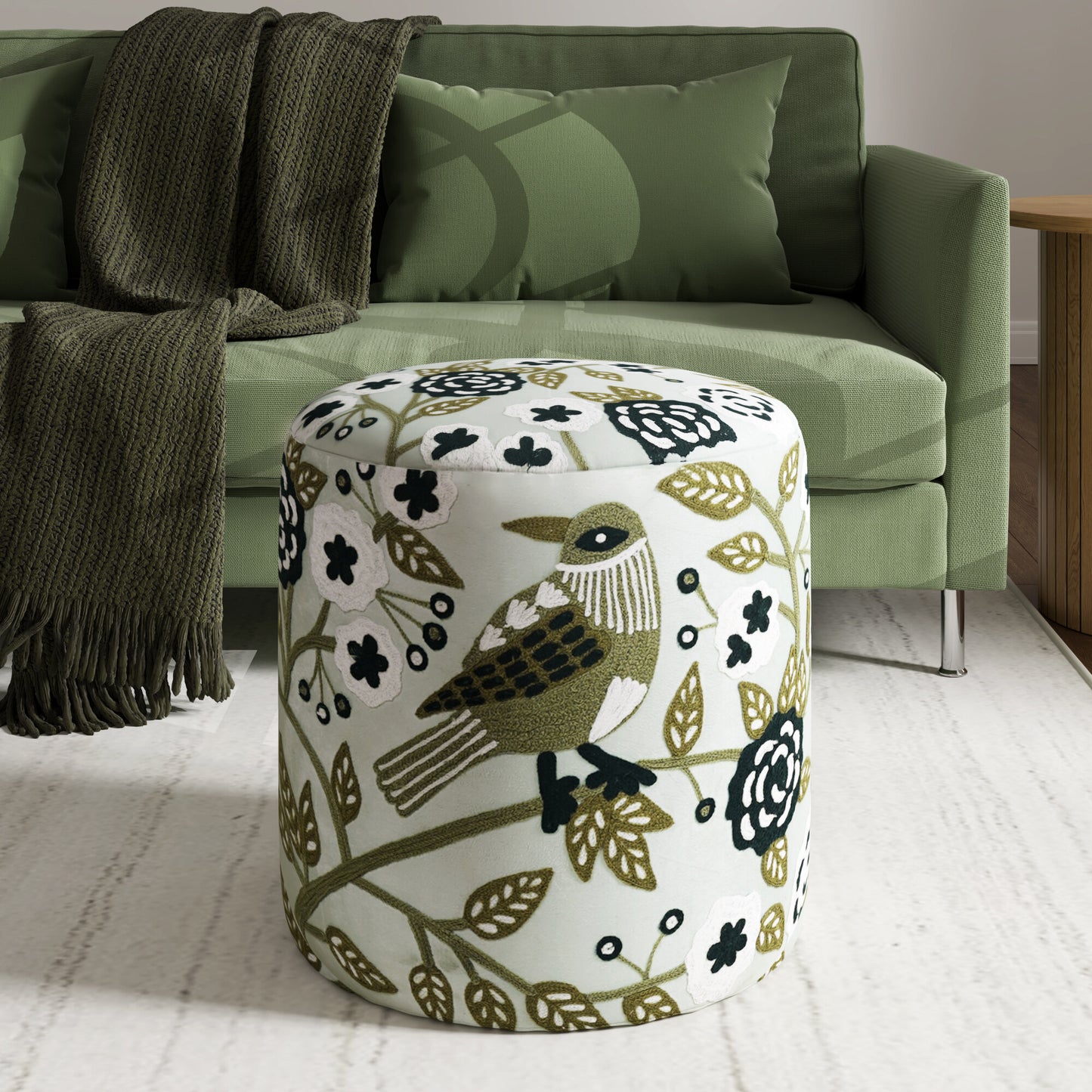 Green Verbena Chair and bench