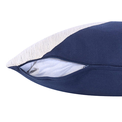 Hand-Woven Cotton Throw Pillow Cover