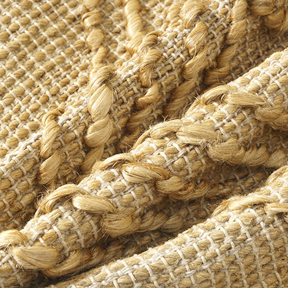 Jute Throw Pillow Cover