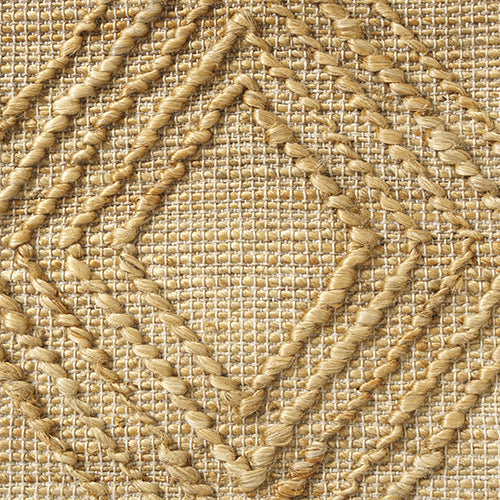 Jute Throw Pillow Cover