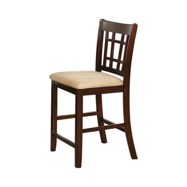 Lavon Oval Counter Height Table/Chairs Warm Brown