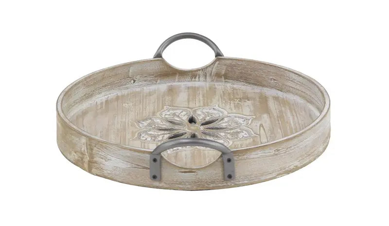 Brown Wood Vintage Tray,
