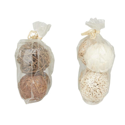 BROWN DRIED PLANT HANDMADE ORBS & VASE FILLER WITH VARYING DESIGNS