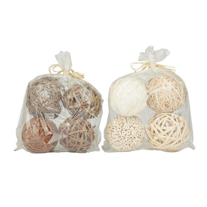 BROWN DRIED PLANT HANDMADE ORBS & VASE FILLER WITH VARYING DESIGNS