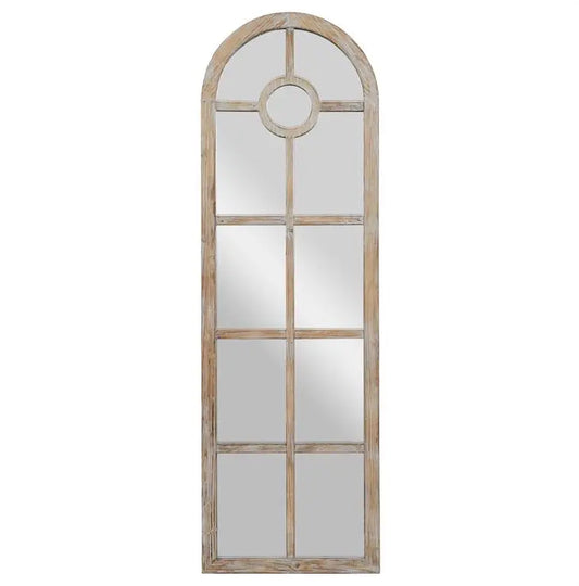 Brown Glass Coastal Wall Mirror