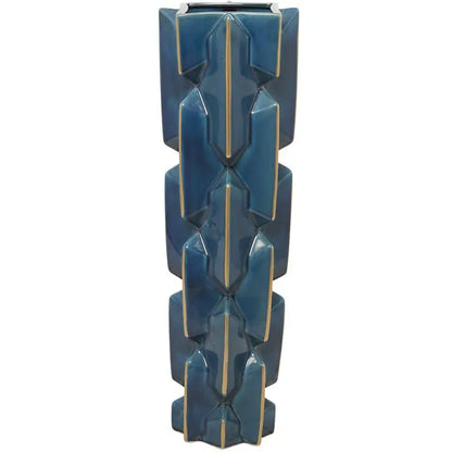 Teal Ceramic Modern Vase