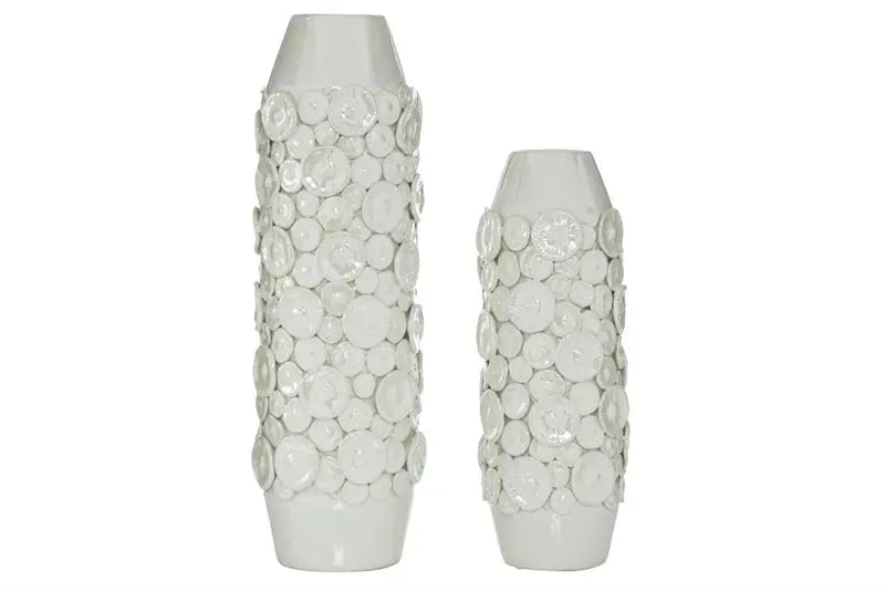 White Ceramic Modern Vase